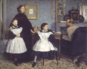 Edgar Degas the bellelli family painting